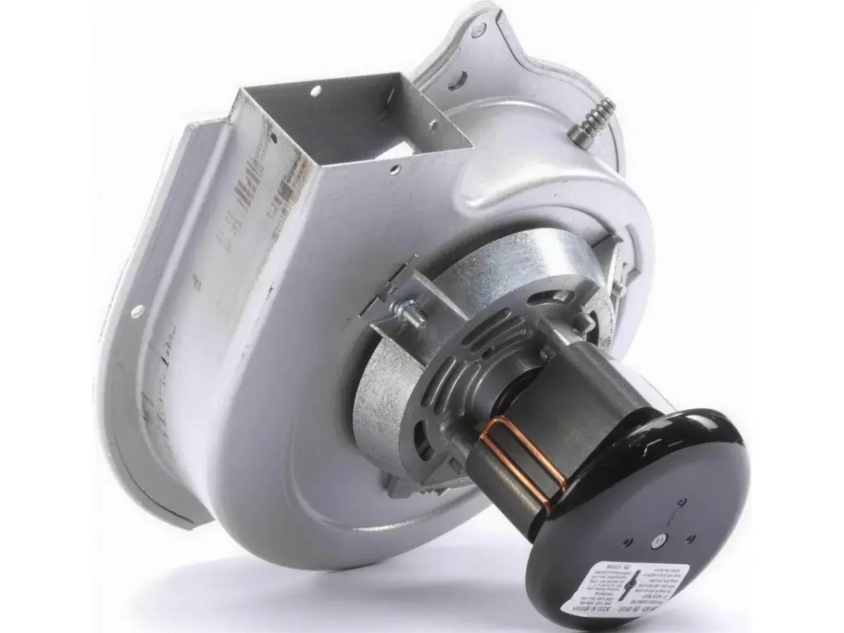 Draft inducer with galvanized housing stocked by Commercial Electric Motor Service