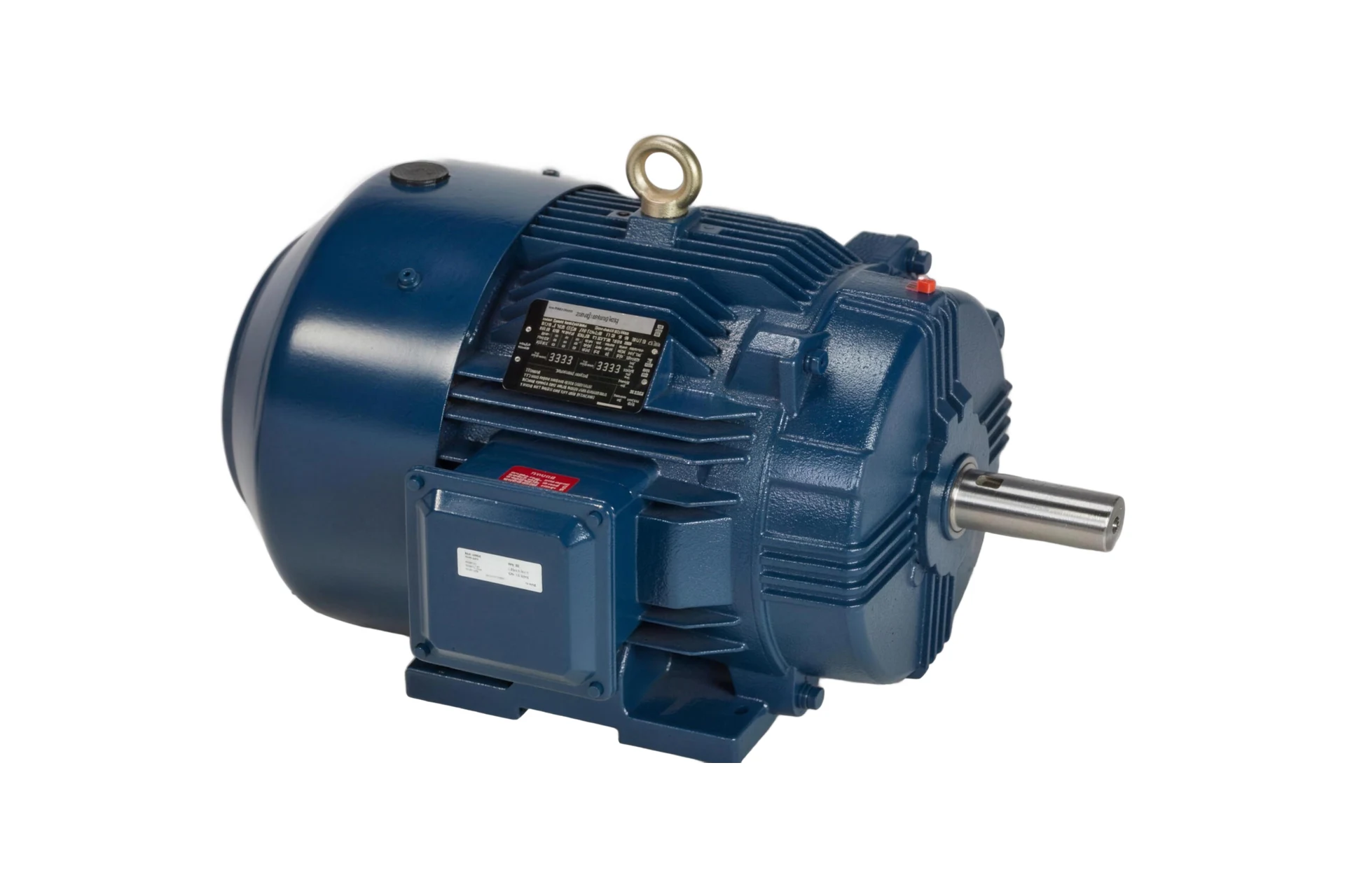 Heavy-duty electric motor stocked by Commercial Electric Motor Service for farm and agricultural applications